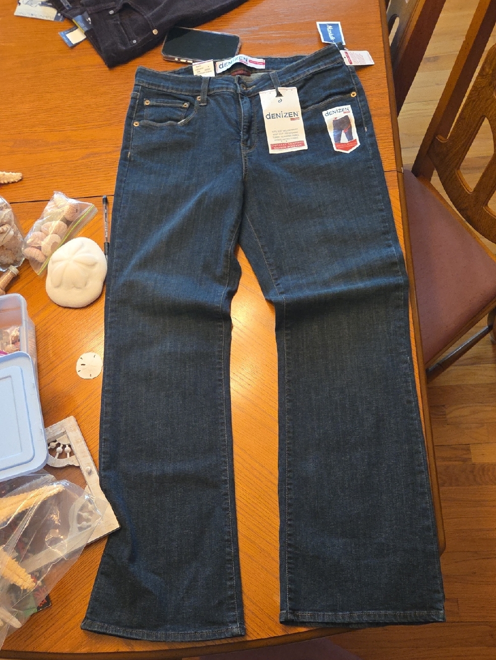 Denizen from Levi's Dark Indigo Mid Rise Bootcut Jeans